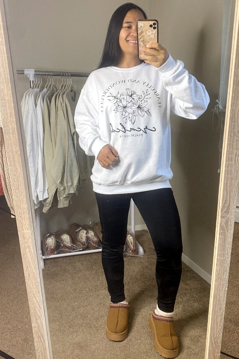 Created For A Purpose Sweatshirt - White