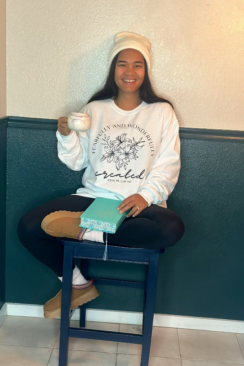 Created For A Purpose Sweatshirt - White