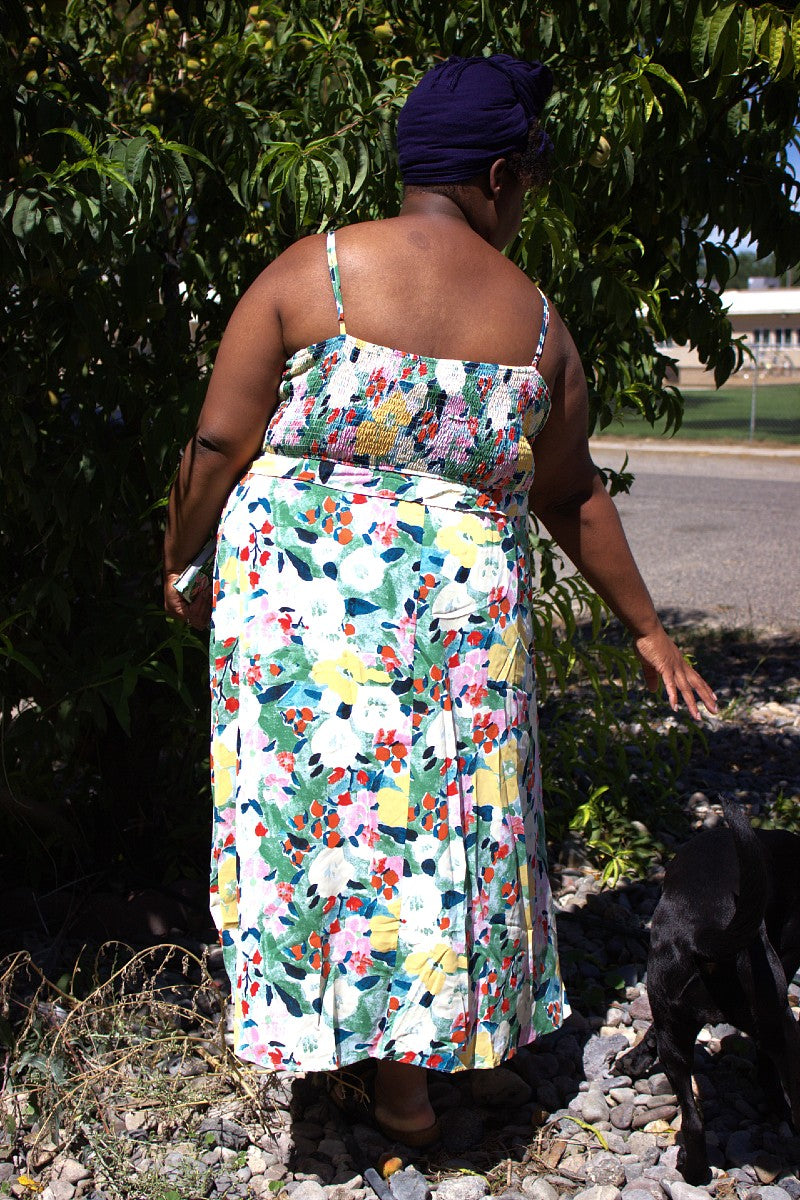 plus size floral summer dresses women