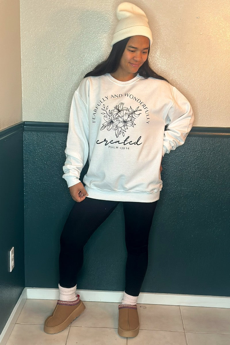 Created For A Purpose Sweatshirt - White